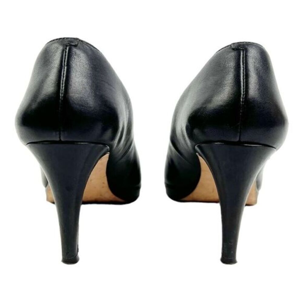Cole Haan Margot Black Leather Pumps Heels Size 7.5 - Picture 4 of 11